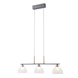 Italux PND-34374-3-BK LED závesný luster Montiela | 15W LED | 772lm | 3000K