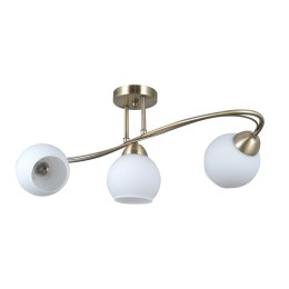 Italux PND-40692-3-AB prisadený luster Bevio | 40W E27