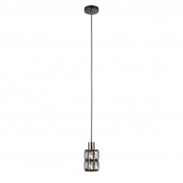 Italux PND-44236-1-BK-GD závesný luster Menfi | 1x40W E27