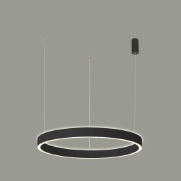 Italux PND-56215D-080RPP-BK LED závesný luster Brasco Up Down | 80W integrovaný LED zdroj | 3900lm |