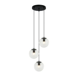 Italux PND-58867-3S-BK závesný luster Sarpo E27
