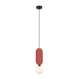 Italux PND-59815-1-RED závesný luster Lorenzo G9