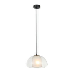 Italux PND-61001A-BK závesný luster Feder E27