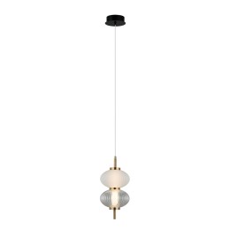 Italux PND-84938-2-BK LED závesný luster Testa | 8W LED | 500lm | 3000K