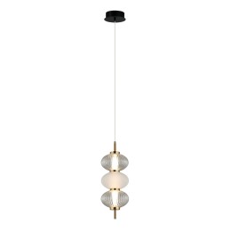 Italux PND-84938-3-BK LED závesný luster Testa | 12W LED | 790lm | 3000K