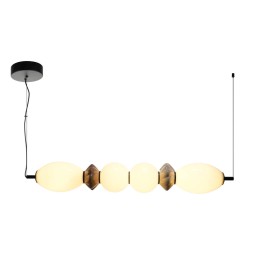 Italux PND-94921-4A-BK LED závesný luster Balos | 23W integrovaný LED zdroj | 3000K