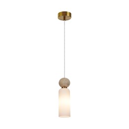 Italux PND-95331-1-BRSS závesný luster Santos G9