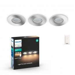 Philips Hue 34075/11 / P7 bodové svietidlo Adore 3x5W | 2200-6500K | IP44