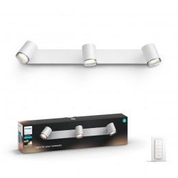 Philips HUE 3436131P7 Adore Kúpeľňový spot nástenné svietidlo 5,5W=2 x 250lm GU10 2200 - 6500K