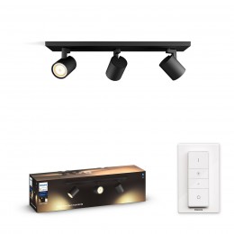 Philips Hue 53093/30 / P6 LED prisadené stropné svietidlo Runner 3x5,5W | GU10 | 2200-6500K