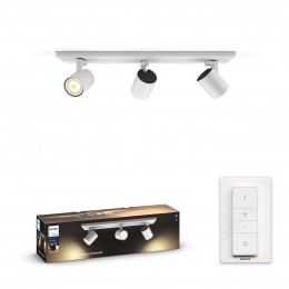 Philips Hue 53093/31 / P6 LED prisadené stropné svietidlo Runner 3x5,5W | GU10 | 2200-6500K