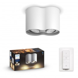 Philips Hue 56332/31 / P6 LED prisadené stropné svietidlo Pillar 2x5,5W | GU10