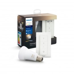 Philips Hue 8718699673208 Starter kit LED žiarovka + ovládač Dimmer Switch 1x8,5W | E27 | 2200-6500K