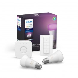 Philips Hue štartovacia sada Starter Kit 2x9WE27 + Switch + Bridge - Bluetooth