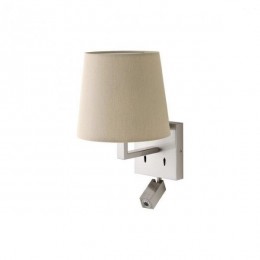 Redo 01-1147 SN nástenné svietidlo Savoy 1x42 + LED | E27