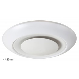 RABALUX 2493 Calvin stropné svietidlo RGB LED 24W biele