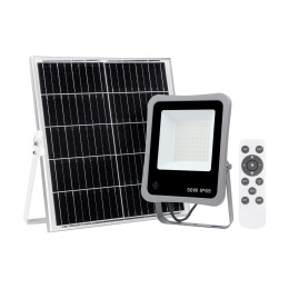 Italux SLR-73142-50W LED solárne reflektor Bares | 50W integrovaný LED zdroj | 463lm