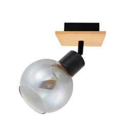 Italux SPL-67535-1-BK-WO bodové stropné svietidlo Barel E27