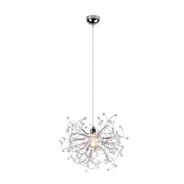 Trio R31311006 závesné svietidlo Gloria 1x40W | E27 - nastaviteľná výška, chróm
