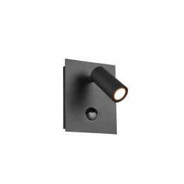 Trio 222969142 LED vonkajšia nástenná lampa so senzorom Tunga 1x3,5W | 420lm | 3000K | IP54