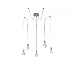 TRIO 310100561 Cord závesné svietidlo E27 5x60W