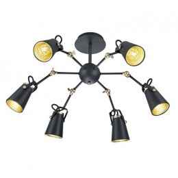 TRIO 608800632 Edward stropné svietidlo E14 6x40W