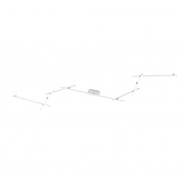 Trio 674610731 LED prisadený luster Indira 1x20W + 1x8W | 3360LM | 4000K | IP20