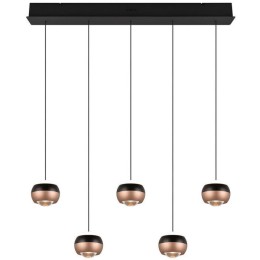 Trio SELECT T344410532 LED závesný luster ORBIT | 5x8W integrovaný LED zdroj | 5x960lm | 2300+300