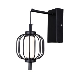 Italux WL-34405-1-BK LED nástenné svietidlo Pedro | 4W LED | 267lm | 3000K