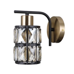 Italux WL-44236-1-BK-GD nástenné svietidlo Menfi | 1x40W E27