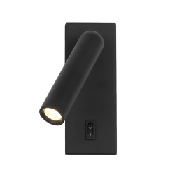 Italux WL-46376-1-BK LED bodové nástenné svietidlo Nova | 3W LED | 153lm | 3000K
