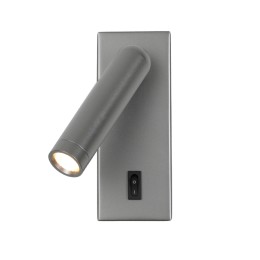 Italux WL-46376-1-GR LED bodové nástenné svietidlo Nova | 3W LED | 153lm | 3000K