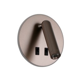 Italux WL-53742-1-CF LED bodové nástenné svietidlo Furla | 8W LED | 516lm | 3000K