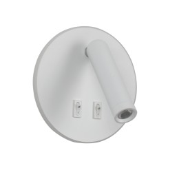 Italux WL-53742-1-WH LED bodové nástenné svietidlo Furla | 8W LED | 516lm | 3000K
