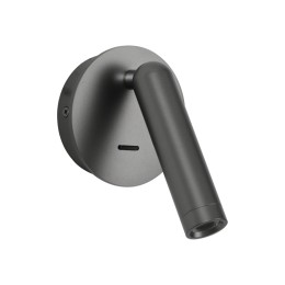 Italux WL-64834-1-GR LED bodové nástenné svietidlo Carda | 3W LED | 164lm | 3000K