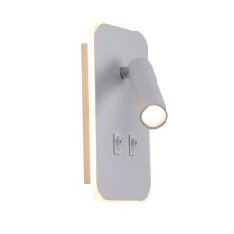 Italux WL-83957-1-WH LED bodové nástenné svietidlo Doria | 8W LED | 559lm | 3000K
