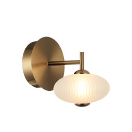 Italux WL-8545-1-BK-GD LED nástenné svietidlo Nico | 5W integrovaný LED zdroj | 3000K