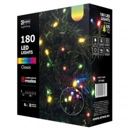 Emos ZY1452 LED vianočná reťaz Classic 18m 6W | IP44 | 180 žiaroviek